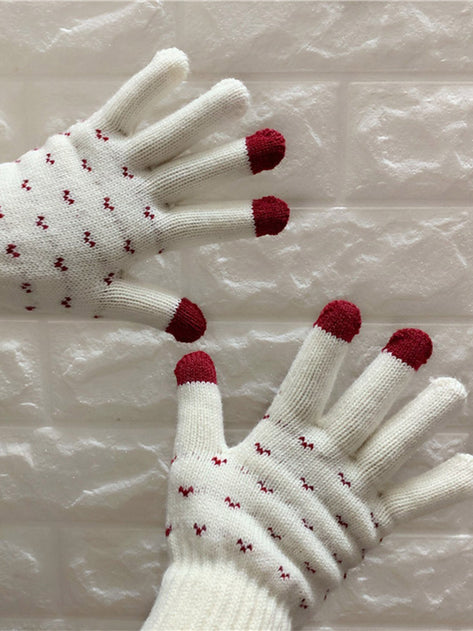 feeden knit touch gloves 