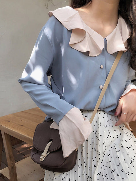 Isabelle Frill Collar Blouse 