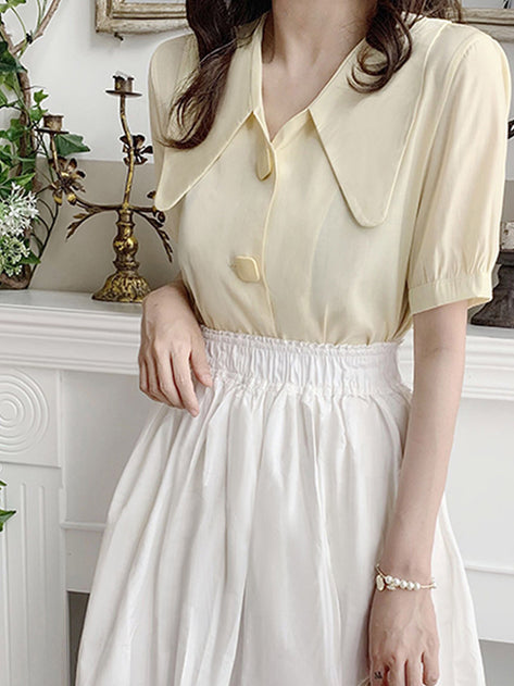 camille puff blouse