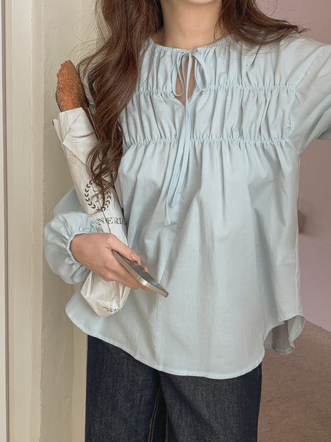 Lovette strap cotton blouse 