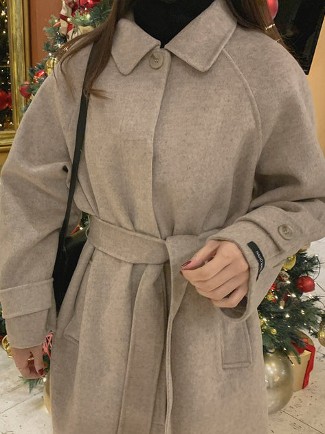 Kiira handmade strap long coat