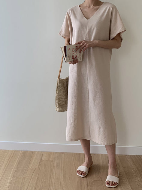 Lauren Bee Linen Dress