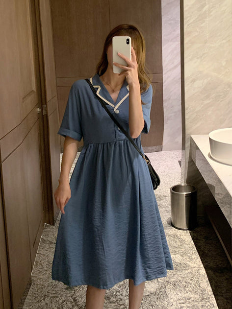 Youth linen color dress 