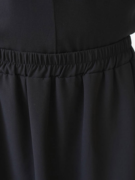 PT3813K96-Chiffon Banding Skirt Pants