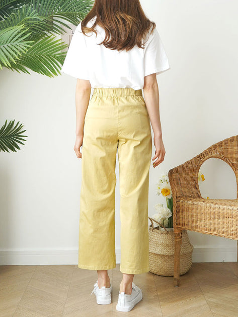 PT4622K02-The Eight Wide Banding Pants 