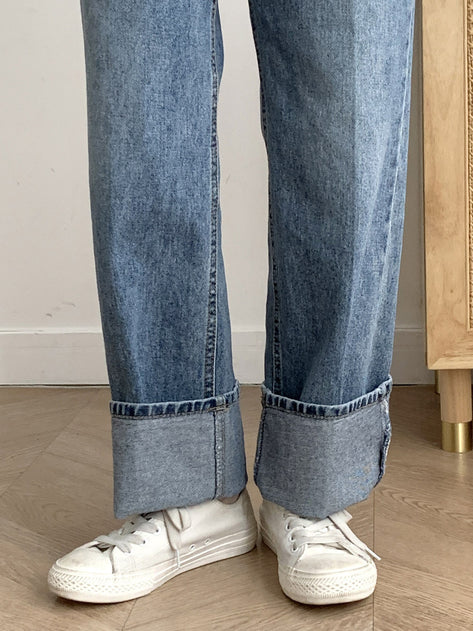 Modinen basic straight jeans 