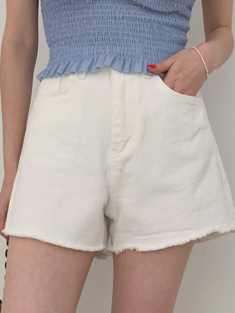 Detopecut cotton shorts