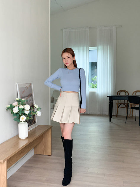 Narze Blazer Pleated Miniskirt 